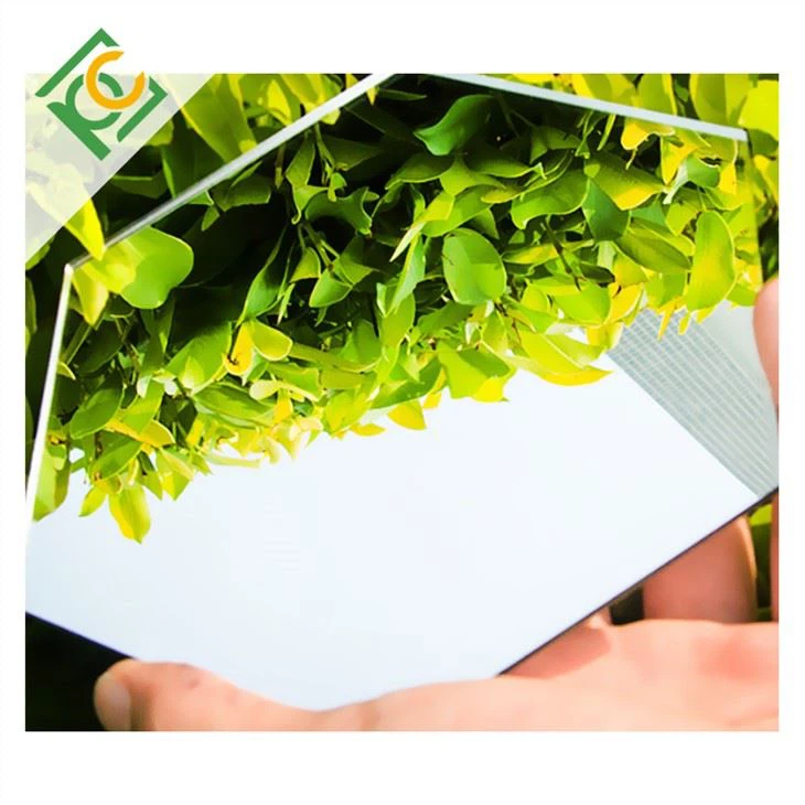 Flat Mirrored Polycarbonate Sheets